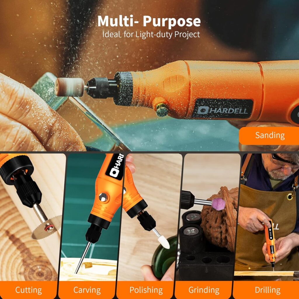 HARDELL Mini Cordless Rotary Tool Review - Best Multi-Purpose DIY Tool