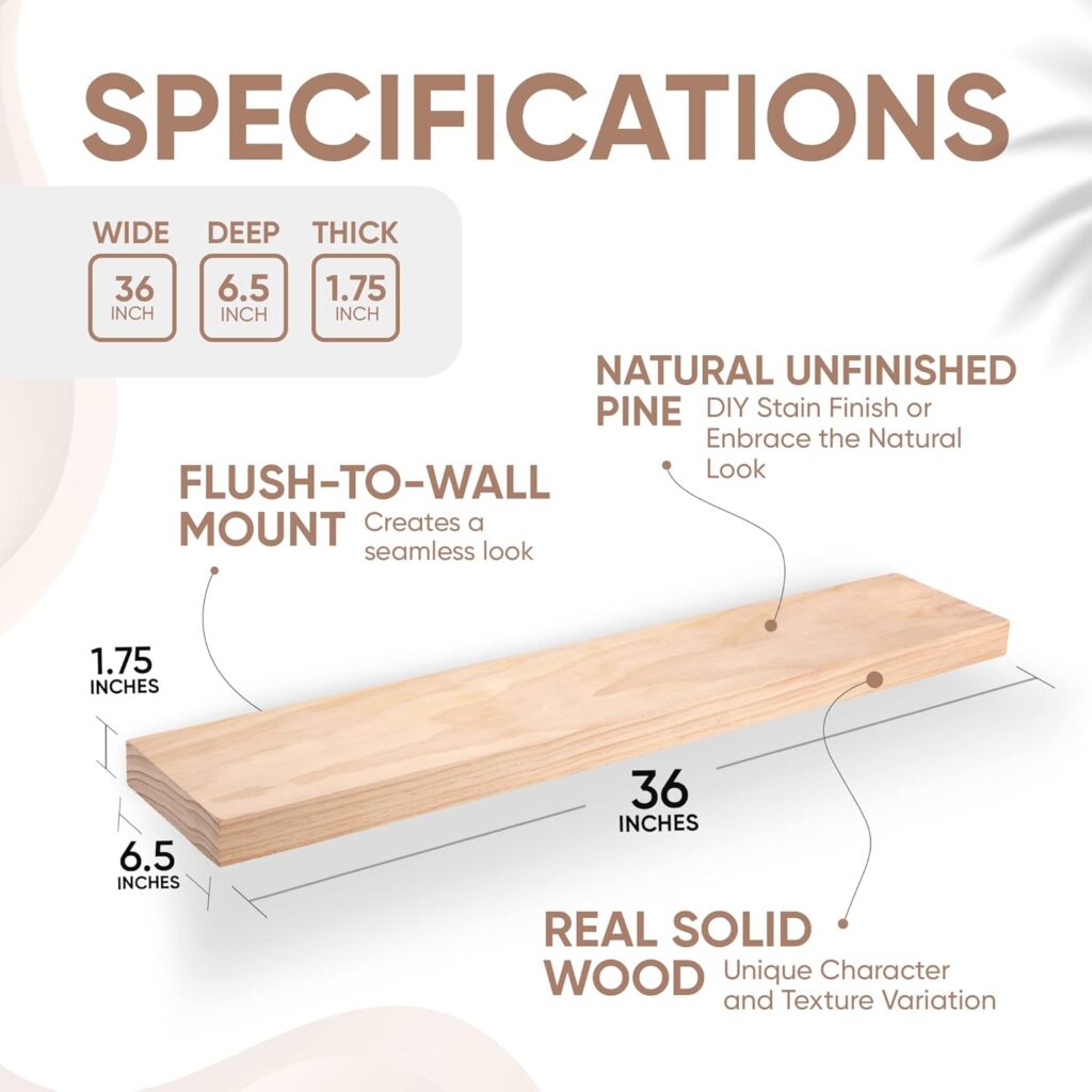 Homeforia Rustic Farmhouse Floating Shelves Review