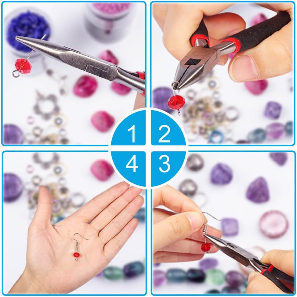PAXCOO Jewelry Making Supplies Kit Steps