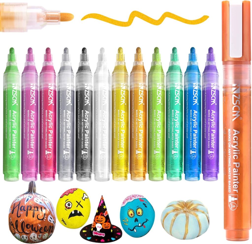 Paint Markers for Halloween Pumpkin Painting
