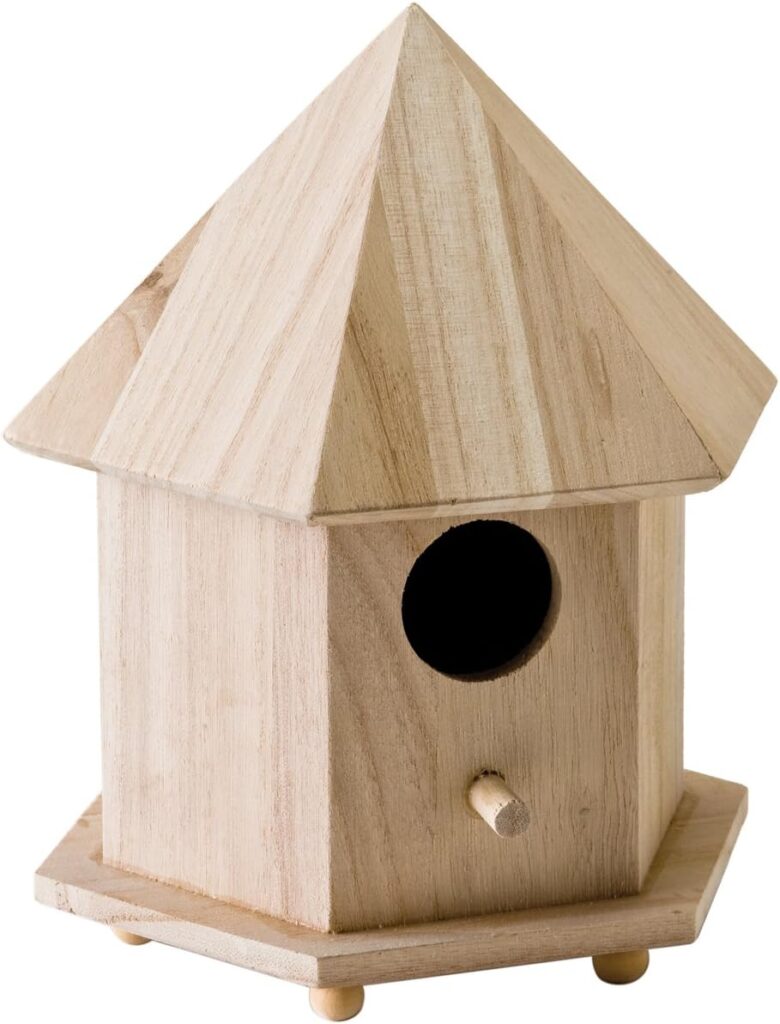 Plaid Wood Surface Crafting Birdhouse Review - Create Unique Gifts