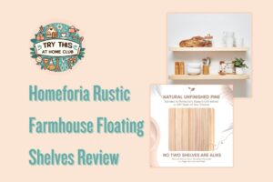 Homeforia Rustic Farmhouse Floating Shelves Review
