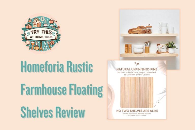 Homeforia Rustic Farmhouse Floating Shelves Review