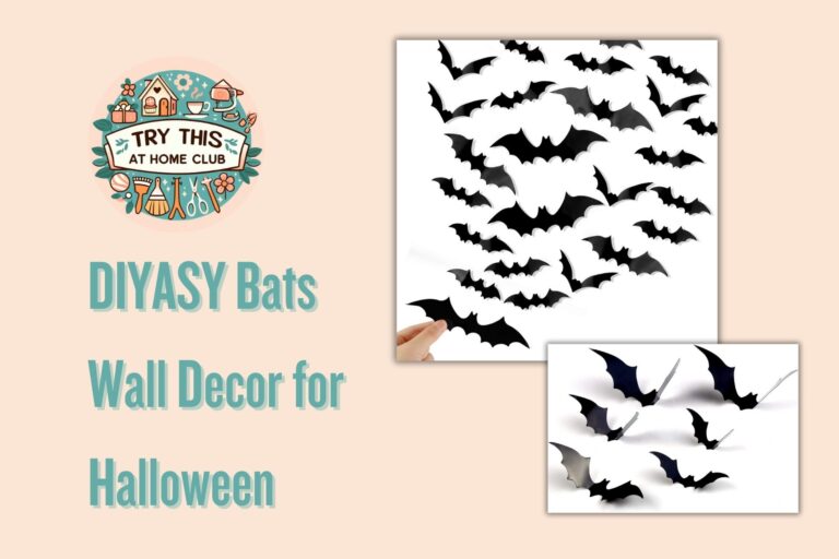 DIYASY Bats Wall Decor for Halloween