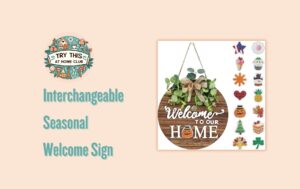 Interchangeable Seasonal Welcome Sign Front Door Decoration Review