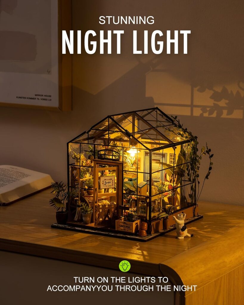 Rolife DIY Miniature Dollhouse Kits night light